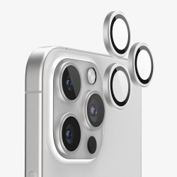 Zastita za kameru za iPhone 16 Pro/iPhone 16 Pro Max 6.9 srebrna.
