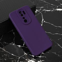 Futrola Teracell Giulietta za Xiaomi Redmi Note 8 Pro mat tamno ljubicasta.