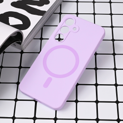 Futrola Magsafe Pure color za Samsung S921B Galaxy S24 lila.