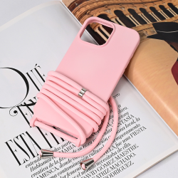 Futrola Crossbody za iPhone 16 Pro Max 6.9 roze.