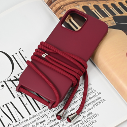 Futrola Crossbody za iPhone 13 Pro Max 6.7 bordo.