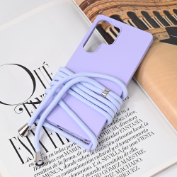 Futrola Crossbody za Samsung S938 Galaxy S25 Ultra ljubicasta.
