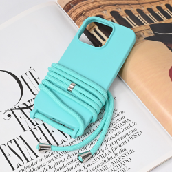 Futrola Crossbody za iPhone 16 Pro mint.