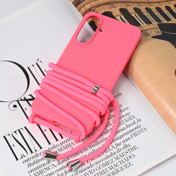 Futrola Crossbody za Samsung A366 Galaxy A36 5G pink.