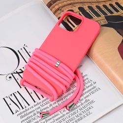 Futrola Crossbody za iPhone 16 Pro Max 6.9 pink.