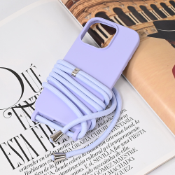 Futrola Crossbody za iPhone 16 Pro ljubicasta.