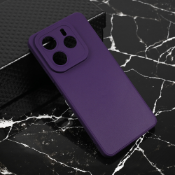 Futrola Teracell Giulietta za Xiaomi Redmi Note 14 5G mat tamno ljubicasta.