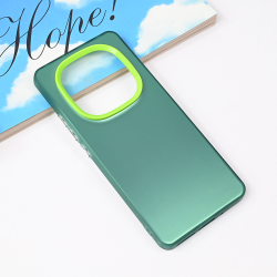 Futrola providna za Xiaomi Redmi Note 14 Pro 4G zelena.