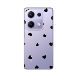 Silikonska futrola print Skin za Xiaomi Redmi 14s Hearts.