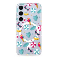 Futrola silikonska print MagSafe za Samsung S921 Galaxy S24 5G beach (MS).