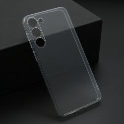 Futrola ultra tanki PROTECT silikon za Samsung S916B Galaxy S23 Plus providna (bela) (MS).