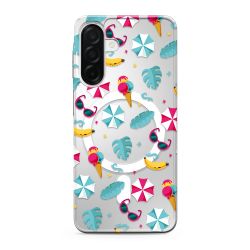 Futrola silikonska print MagSafe za Samsung A266 Galaxy A26 5G beach (MS).