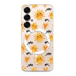 Futrola silikonska print MagSafe za Samsung S931 Galaxy S25 5G sun (MS).