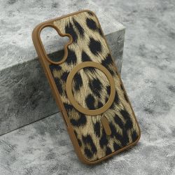 Futrola ROAR STYLE MagSafe za iPhone 16 (6.1) braon (MS).