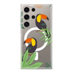 Futrola silikonska print MagSafe za Samsung S928 Galaxy S24 Ultra 5G jungle (MS).