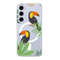 Futrola silikonska print MagSafe za Samsung S921 Galaxy S24 5G jungle (MS).