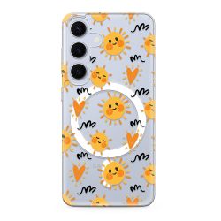 Futrola silikonska print MagSafe za Samsung S921 Galaxy S24 5G sun (MS).