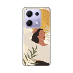 Silikonska futrola print Skin za Xiaomi Redmi Note 14S Boho Girl.