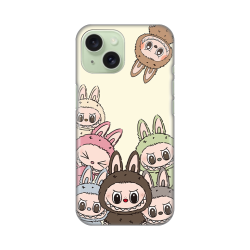 Silikonska futrola print za iPhone 15 La Bubu.