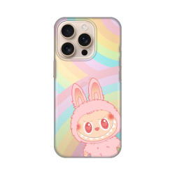 Silikonska futrola print Skin za iPhone 16 Pro La Bubu Rainbow.