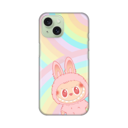 Silikonska futrola print Skin za iPhone 15 La Bubu Rainbow.