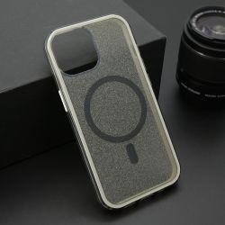 Futrola CRYSTAL MagSafe za iPhone 15 crna (MS).