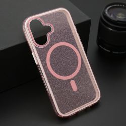 Futrola CRYSTAL MagSafe za iPhone 16 (6.1) roze (MS).