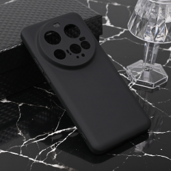 Silikonska futrola Ultra Thin za Xiaomi 15 Ultra mat crna.