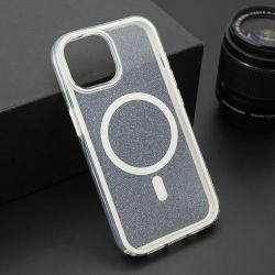 Futrola CRYSTAL MagSafe za iPhone 15 bela (MS).