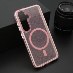 Futrola CRYSTAL MagSafe za Samsung S921 Galaxy S24 5G roze (MS).