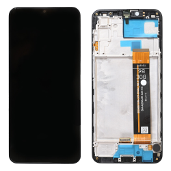 LCD Displej / ekran za Samsung A236 Galaxy A23 5G (GH82-29734A) + touchscreen + frame Black FULL ORG-SP.