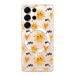 Futrola silikonska print MagSafe za Samsung S938 Galaxy S25 Ultra 5G sun (MS).