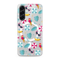 Futrola silikonska print MagSafe za Samsung A566 Galaxy A56 5G beach (MS).