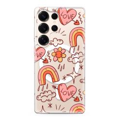 Futrola silikonska print MagSafe za Samsung S938 Galaxy S25 Ultra 5G love (MS).