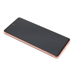 LCD Displej / ekran za Samsung G780F Galaxy S20 FE + touchscreen + frame orange Full ORG EU (GH82-24220F/24219F/31328F/31329F) (MS).