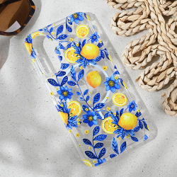Futrola print Magsafe za Samsung A266 Galaxy A26 5G Mediteran Lemon.