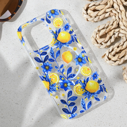Futrola print Magsafe za iPhone 16 Pro Mediteran Lemon.