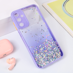 Futrola Frame Glitter za Samsung A156 Galaxy A15 5G ljubicasta.