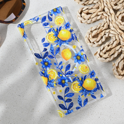Futrola print Magsafe za Samsung Galaxy S23 Ultra Mediteran Lemon.