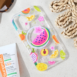 Futrola print Magsafe za iPhone 16 6.1 Summer Fruits.
