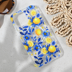Futrola print Magsafe za iPhone 16 Pro Max 6.9 Mediteran Lemon.