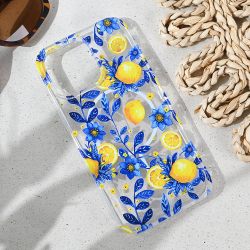 Futrola print Magsafe za iPhone 13 Pro Max 6.7 Mediteran Lemon.