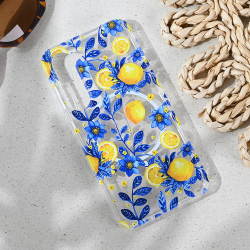 Futrola print Magsafe za Samsung S911B Galaxy S23 Mediteran Lemon.