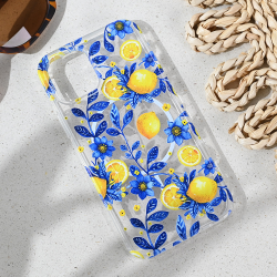 Futrola print Magsafe za iPhone 12/12 Pro 6.1 Mediteran Lemon.