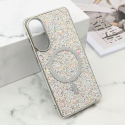 Futrole GLAM GLOW MagSafe za Samsung S937 Galaxy S25 Edge 5G siva (MS).