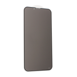 Staklena folija glass Privacy 2.5D full glue za iPhone 13/13 Pro/14/16e crni.