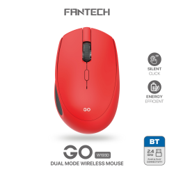 Kancelarijski Wireless mis Fantech W193D crveni.