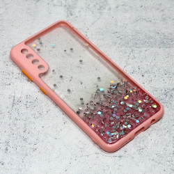 Futrola Frame Glitter za Samsung A307F/A505F/A507F Galaxy A30s/A50/A50s roze.