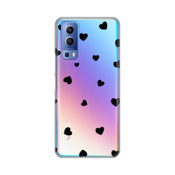 Silikonska futrola print Skin za Vivo Y72 Hearts.