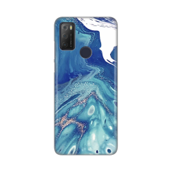 Silikonska futrola print za Alcatel 1S (2021)/3L (2021)/A1 Alpha 21 Blue Marble.